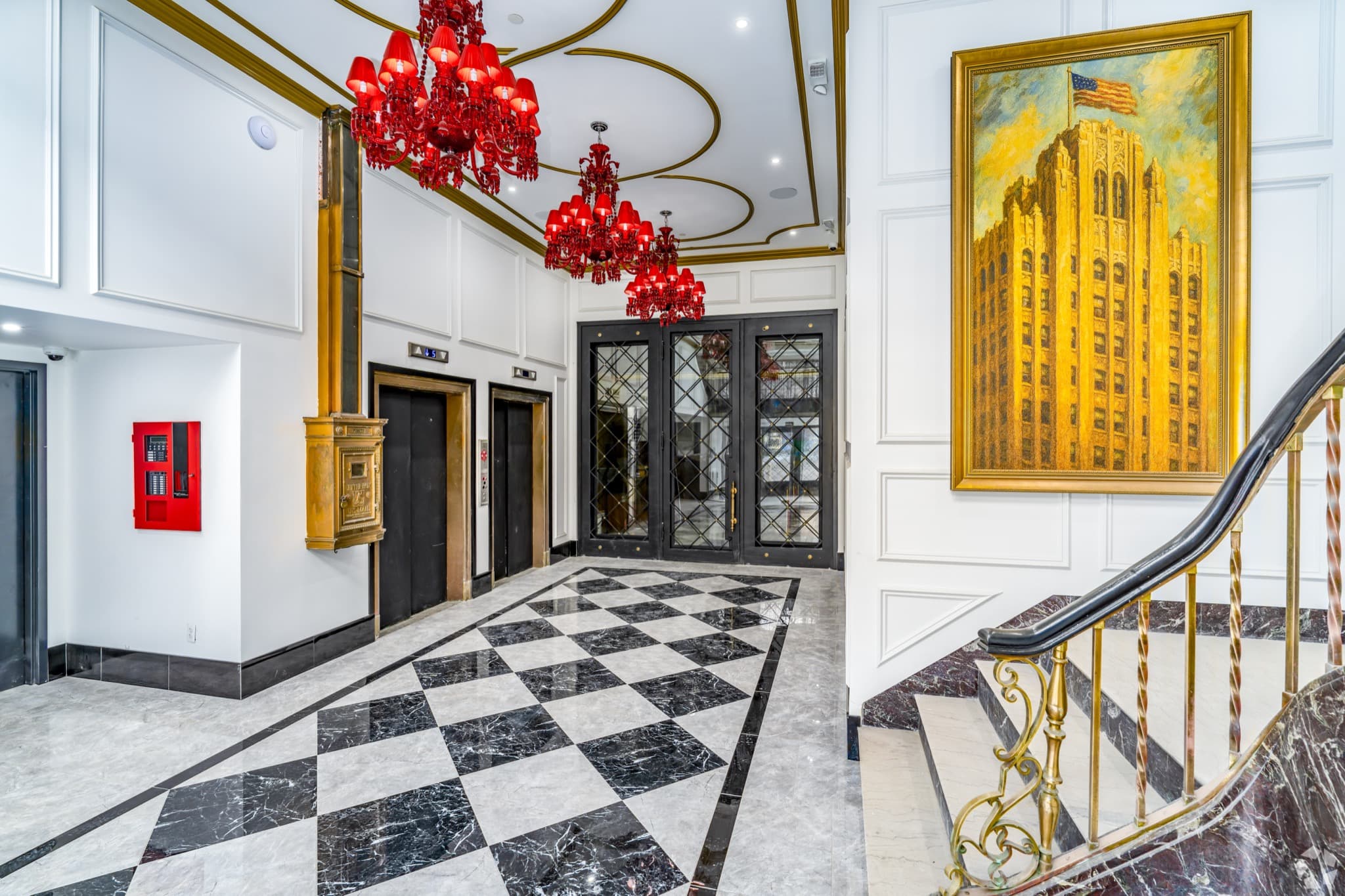Building lobby, Blackacre conversion
