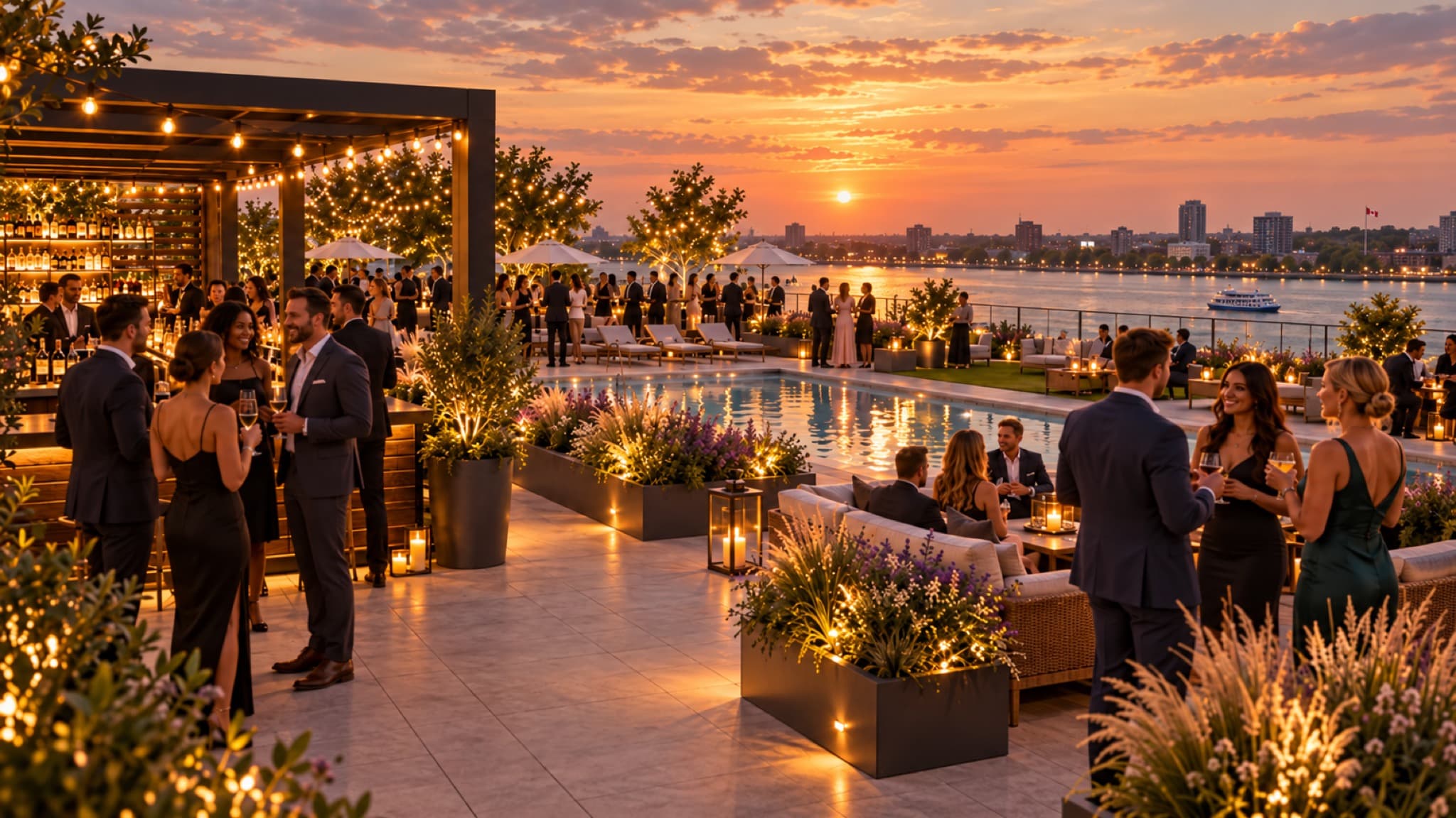 Rooftop event, Blackacre conversion
